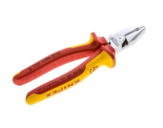 Knipex Power Combination Pliers 180 mm VDE Tested Up To 1000V