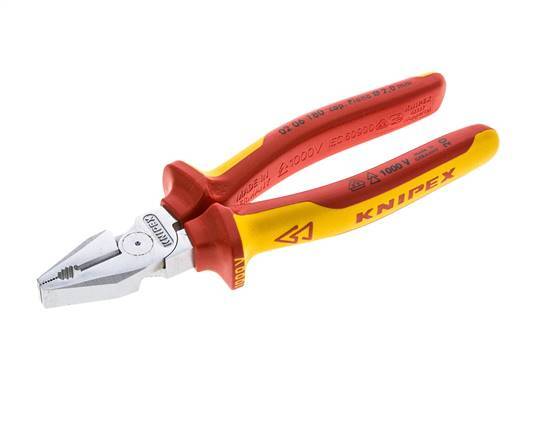 Knipex Power Combination Pliers 180 mm VDE Tested Up To 1000V