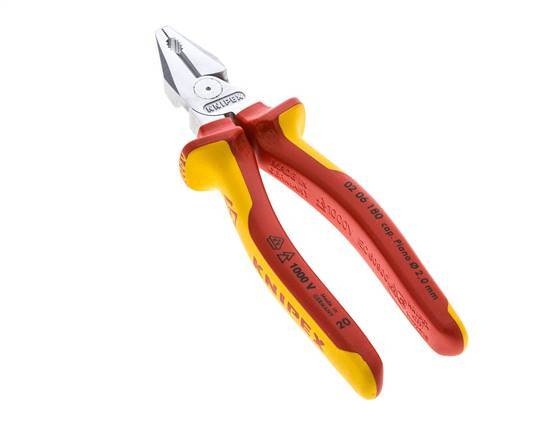 Knipex Power Combination Pliers 180 mm VDE Tested Up To 1000V