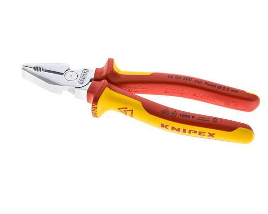 Knipex Power Combination Pliers 200 mm VDE Tested Up To 1000V