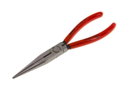 Knipex Straight Needle Nose Pliers 200 mm Plastic-coated Handles