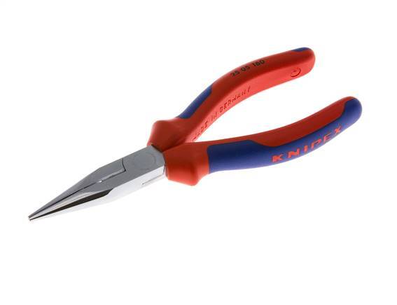 Knipex Straight Needle Nose Pliers 160 mm 2-component Handles
