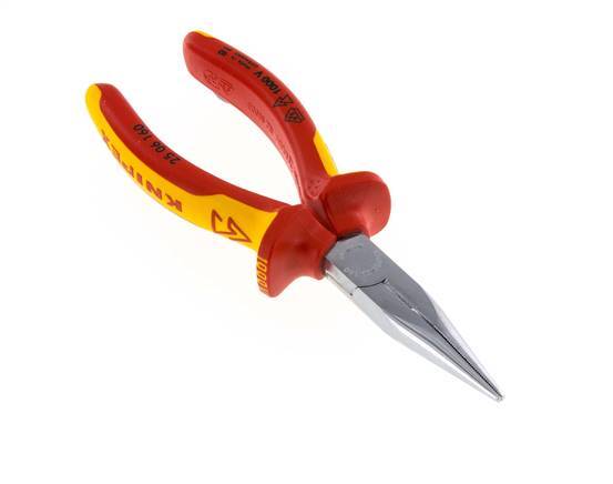 Knipex Straight Needle Nose Pliers 160 mm VDE Tested Up To 1000V