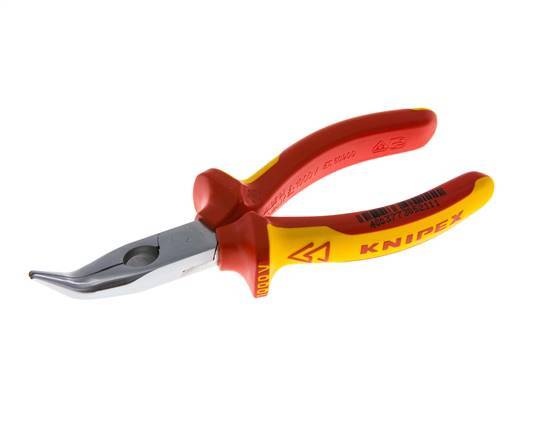 Knipex Angled Needle Nose Pliers 160 mm VDE Tested Up To 1000V