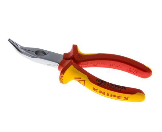 Knipex Angled Needle Nose Pliers 160 mm VDE Tested Up To 1000V