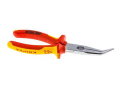 Knipex Angled Needle Nose Pliers 200 mm VDE Tested Up To 1000V