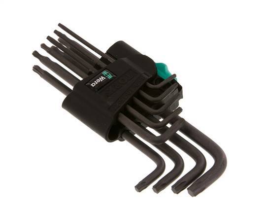 Wera 9-Piece TORX TX8 To TX40 Allen Key Set Long With Ball Head
