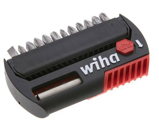 Wiha 13-Piece Slotted/Phillips/Pozidriv Bit Assortment With Bit Holder