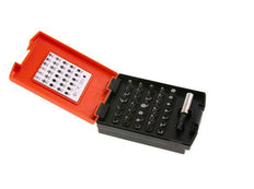 Wiha 31-Piece Bit Assortment Magnetic Bit Holder Plastic Box