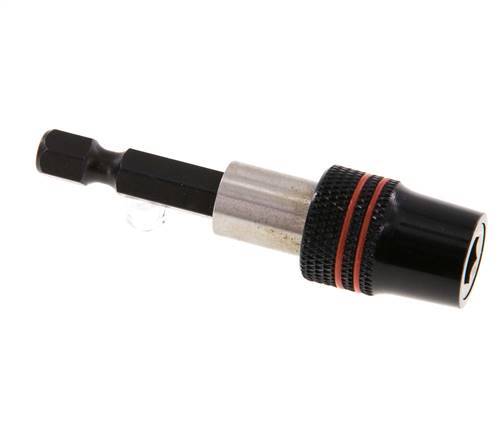 1/4" (6.3 mm) Magnetic Quick-Change Bit Holder Automatic Eject Locked Mechanically