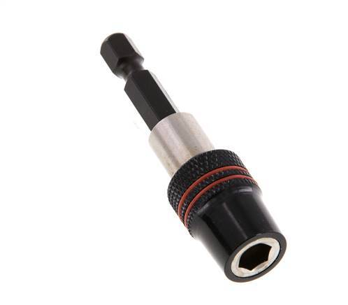 1/4" (6.3 mm) Magnetic Quick-Change Bit Holder Automatic Eject Locked Mechanically