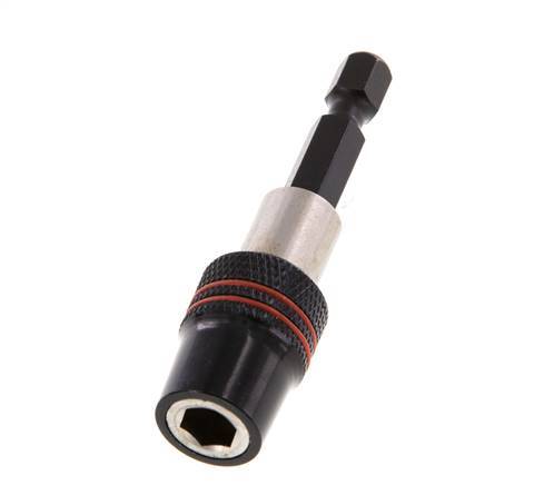 1/4" (6.3 mm) Magnetic Quick-Change Bit Holder Automatic Eject Locked Mechanically