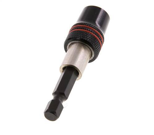 1/4" (6.3 mm) Magnetic Quick-Change Bit Holder Automatic Eject Locked Mechanically