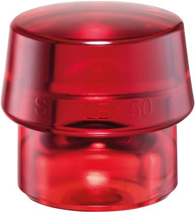 Simplex-Hammer Inserts Plastic Red 50mm
