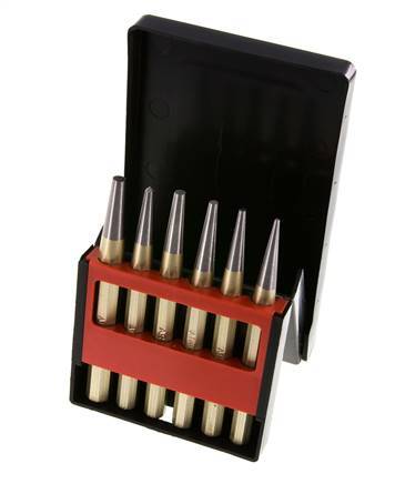 6-piece Set of Pin Punches