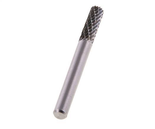 ZYA-S Cylinder With End Cut Shaped 6 mm Carbide Burr