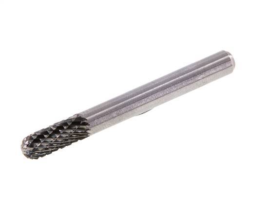 WRC Ball Nose Cylinder Shaped 6 mm Carbide Burr