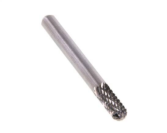 WRC Ball Nose Cylinder Shaped 6 mm Carbide Burr