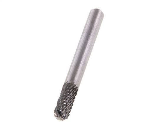 WRC Ball Nose Cylinder Shaped 6 mm Carbide Burr