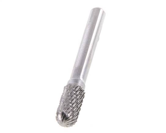 WRC Ball Nose Cylinder Shaped 8 mm Carbide Burr