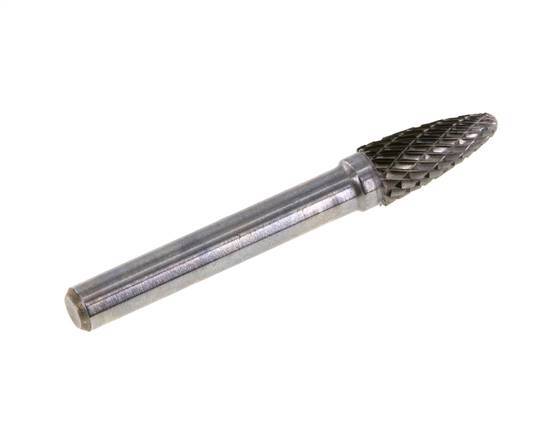 RBF Round Nose Tree Shaped 8 mm Carbide Burr