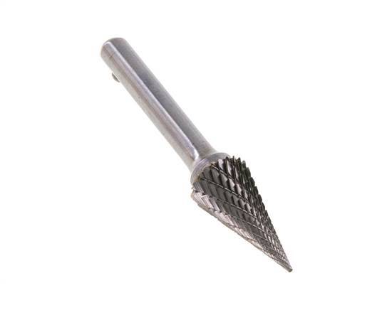 SKM Pointed Cone Shaped 12 mm Carbide Burr