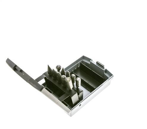 ZYA-S/WRC/KUD/RBF/SPG/SKM 10-Piece 10 And 12mm Carbide Burr Set
