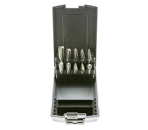 ZYA-S/WRC/KUD/RBF/SPG/SKM 10-Piece 10 And 12mm Carbide Burr Set