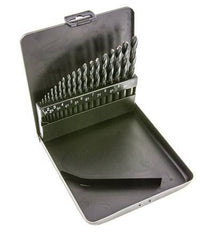 19-Piece Twist Drill Bit Set DIN 338 N HSS-R 1 - 10 mm