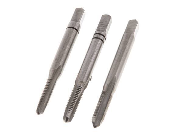 3-Piece Hand Thread Tap M 4x0.70 Standard Thread (DIN 352)