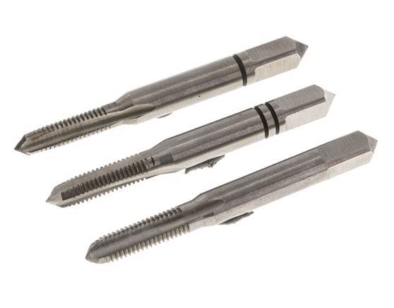 3-Piece Hand Thread Tap M 5x0.80 Standard Thread (DIN 352)