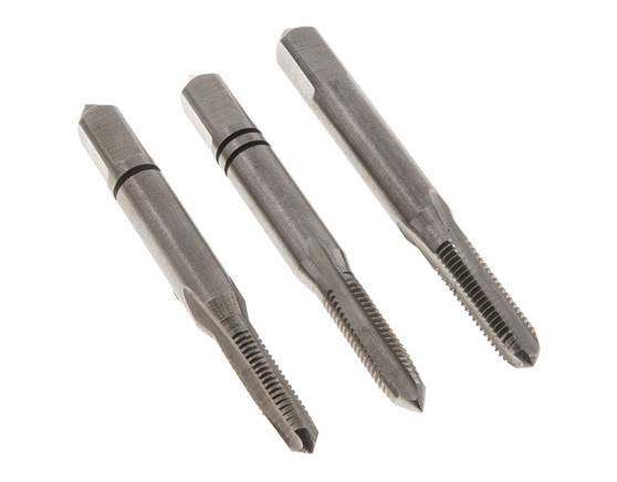 3-Piece Hand Thread Tap M 5x0.80 Standard Thread (DIN 352)