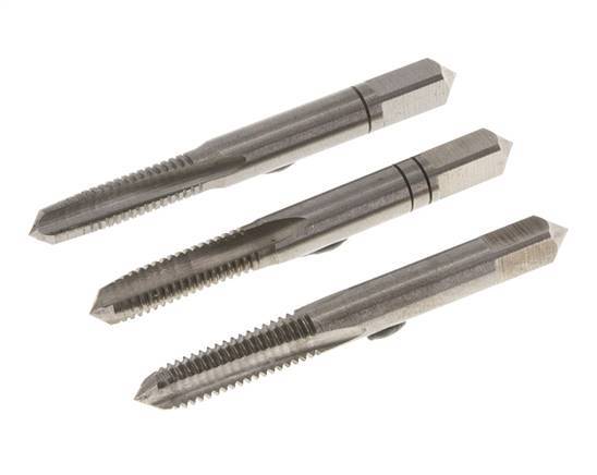3-Piece Hand Thread Tap M 6x1.00 Standard Thread (DIN 352)