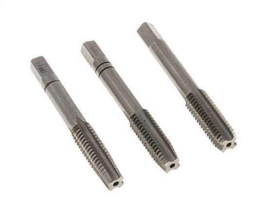 3-Piece Hand Thread Tap M 8x1.25 Standard Thread (DIN 352)