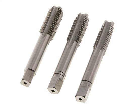 3-Piece Hand Thread Tap M 12x1.75 Standard Thread (DIN 352)