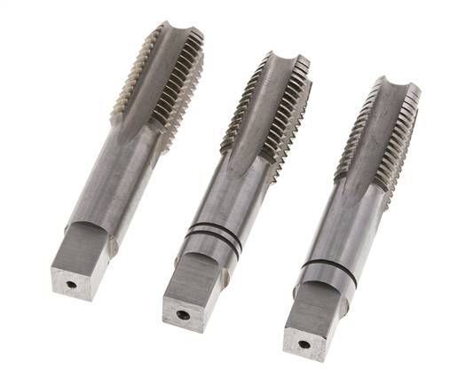 3-Piece Hand Thread Tap M 20x2.50 Standard Thread (DIN 352)