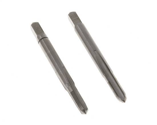 2-Piece Hand Thread Tap M 4x0.50 Fine Thread (DIN 2181)