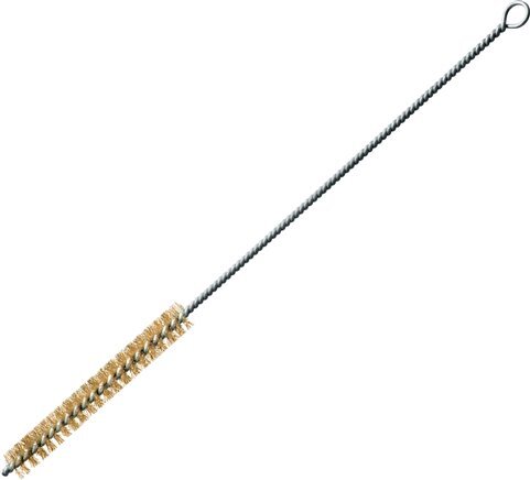 Tube Brush With Eyelet 20 mm Brass Wire Corrugated