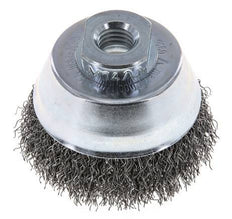 Cup Brush 65 mm (M 14X2) Steel Wire 0.35 mm (Corrugated)