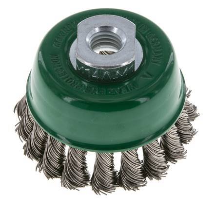 Cup Brush 65 mm (M 14X2) Stainless Steel Wire 0.5 mm (18xBraided)