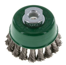 Cup Brush 65 mm (M 14X2) Stainless Steel Wire 0.5 mm (18xBraided)