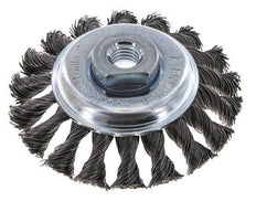 Bevel Brush Braided 100X12 mm ( M14X2) Steel Wire