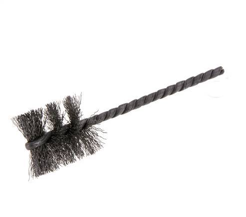 Cylinder Brush 25 mm 3.8mm Shaft Steel Wire