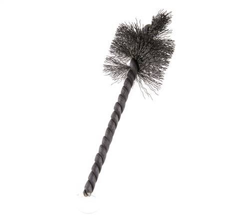 Cylinder Brush 25 mm 3.8mm Shaft Steel Wire