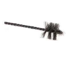 Cylinder Brush 25 mm 3.8mm Shaft Steel Wire