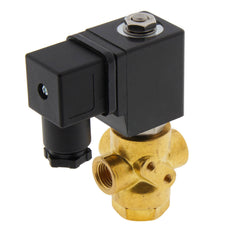 Solenoid Valve TP-DD 1/4'' 3/2 Way UN Brass EPDM 0-0.8bar 12V DC