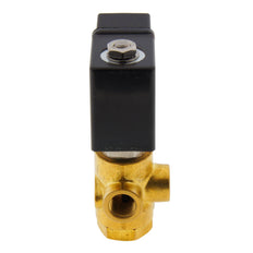 Solenoid Valve TP-DD 1/4'' 3/2 Way UN Brass FKM 0-1.7bar 230V AC
