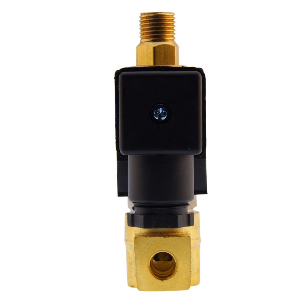 Solenoid Valve TW-DA 1/8'' 3/2 way NC brass FKM 0-10bar 230V AC