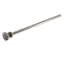 Steel St35 G 1/2 Inch Thermowell for 200mm Stem Max 600°C and 25 Bars