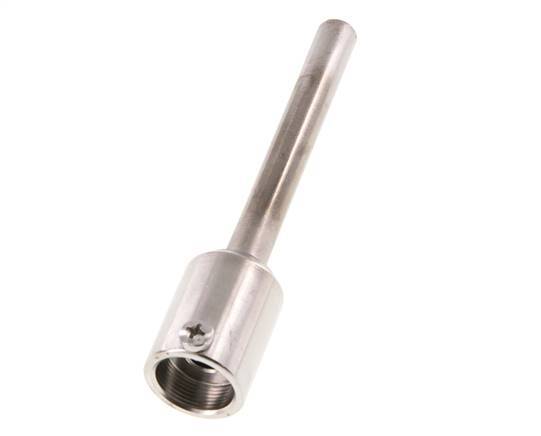 Stainless Steel Welding Connection Bolt Fix Thermowell for 100mm Stem Max 600°C and 25 Bars